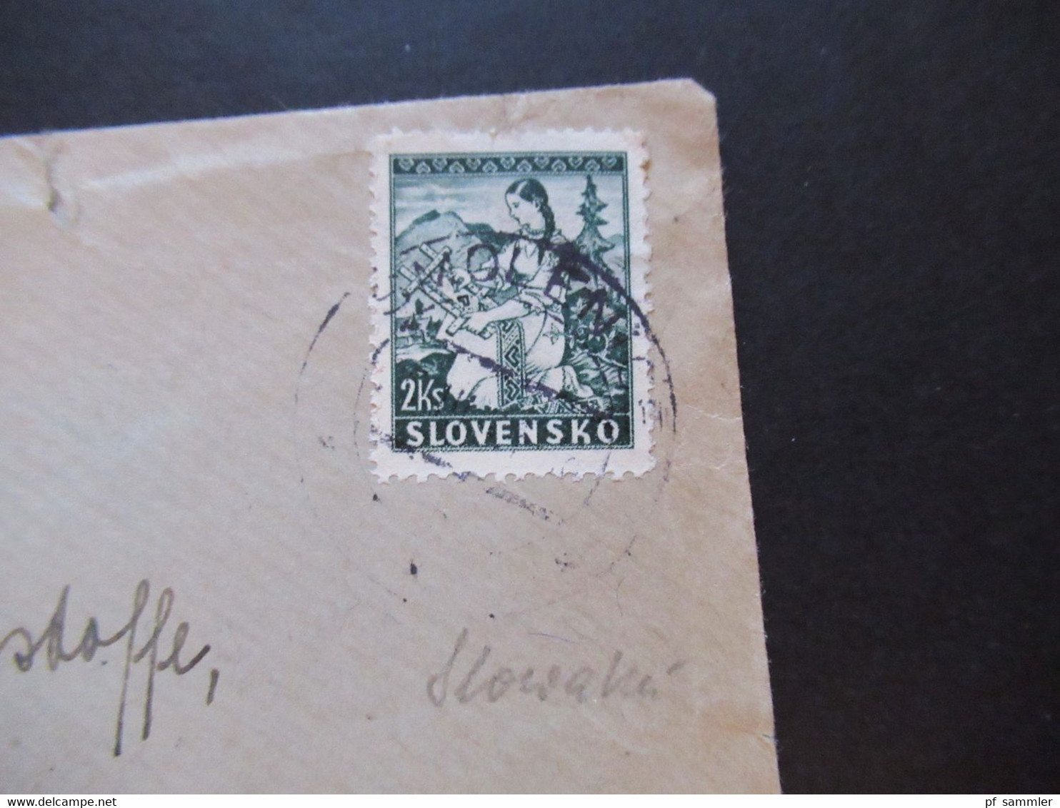 Slowakei 1941 Zensurbeleg OKW Mehrfachzensur Stempel Smolenice Nach Frankfurt Am Main OKW Geöffnet - Briefe U. Dokumente