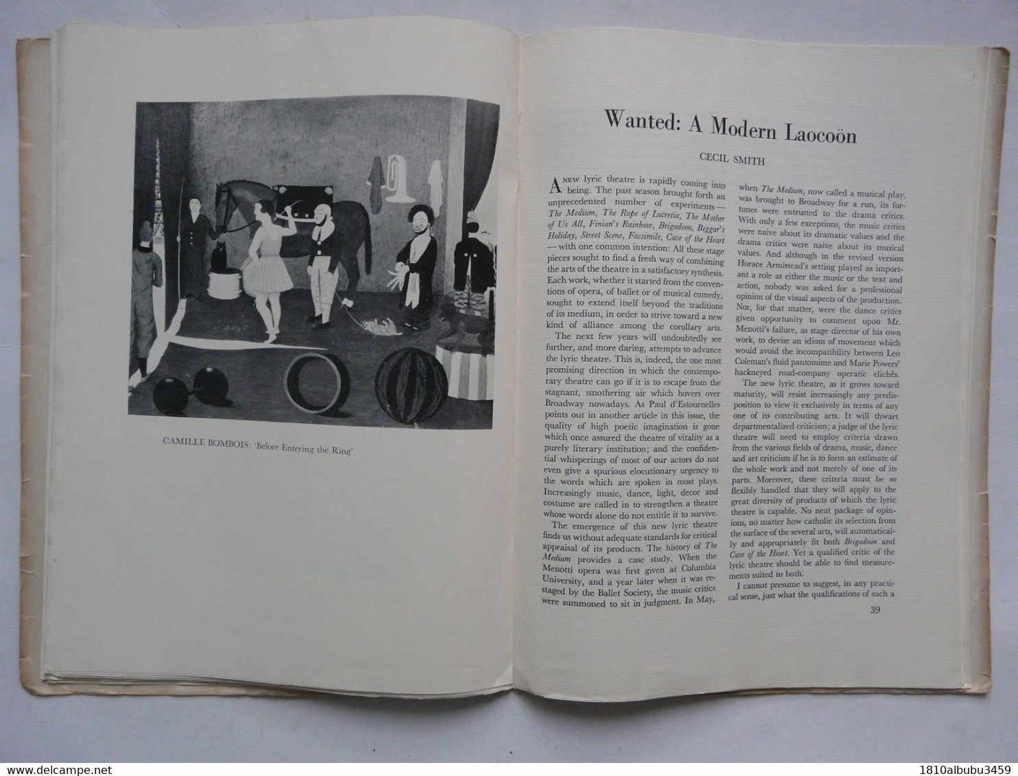 THEATRE ARTS - 1947 : UNESCO - Jean COCTEAU - 72 Pages - Culture