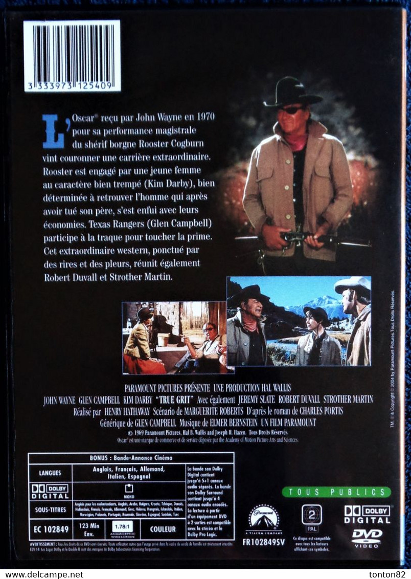 100 Dollars Pour Un Shérif - John Wayne - Glen Campbell - Kim Darby . - Western / Cowboy