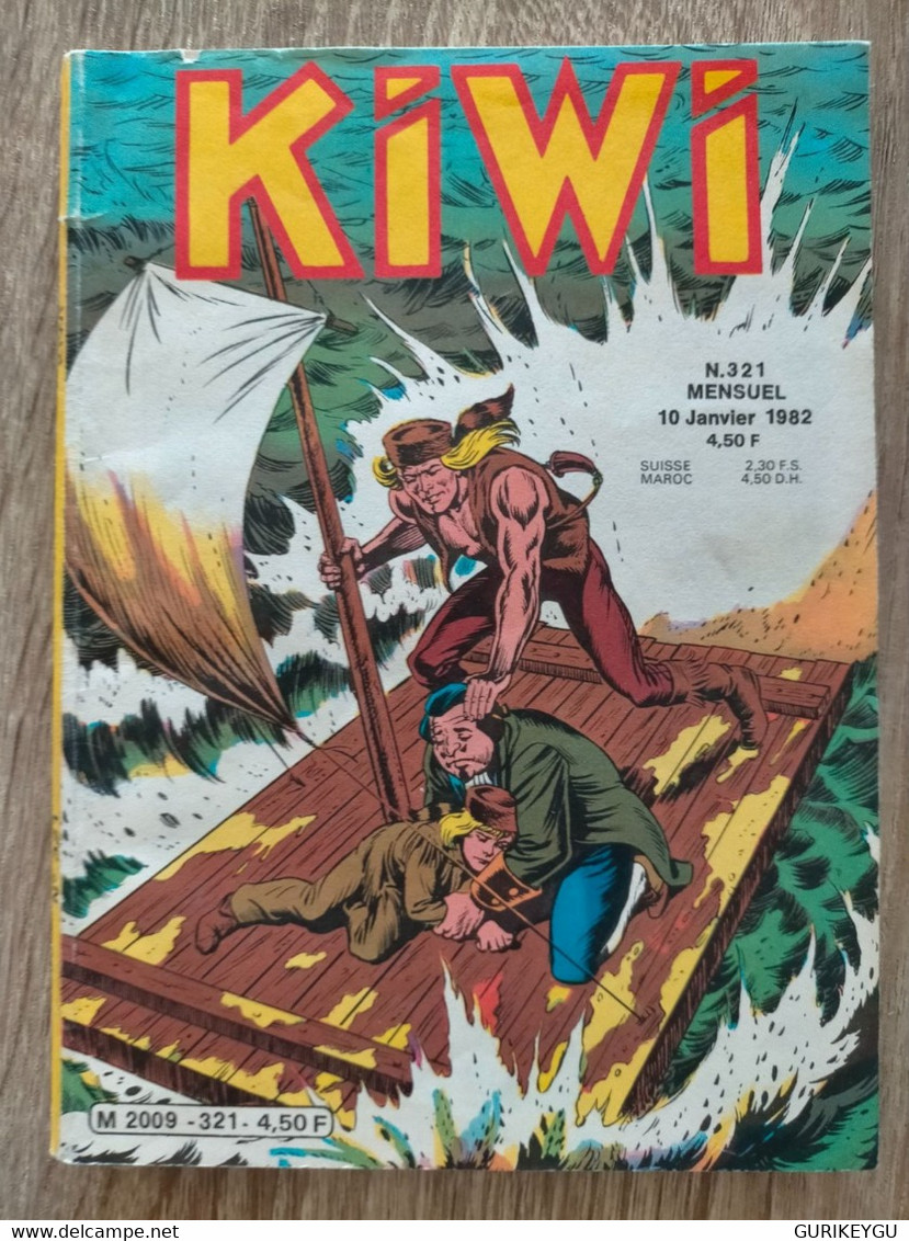 Bd KIWI N° 321 LUG  BLEK LE ROC  10/01/1982 Le Petit Trappeur TTBE - Kiwi