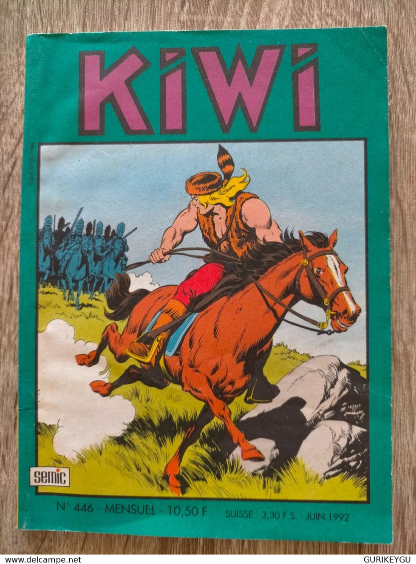 Bd KIWI N° 446 LUG  BLEK LE ROC  10/06/1992 Le Petit Trappeur - Kiwi