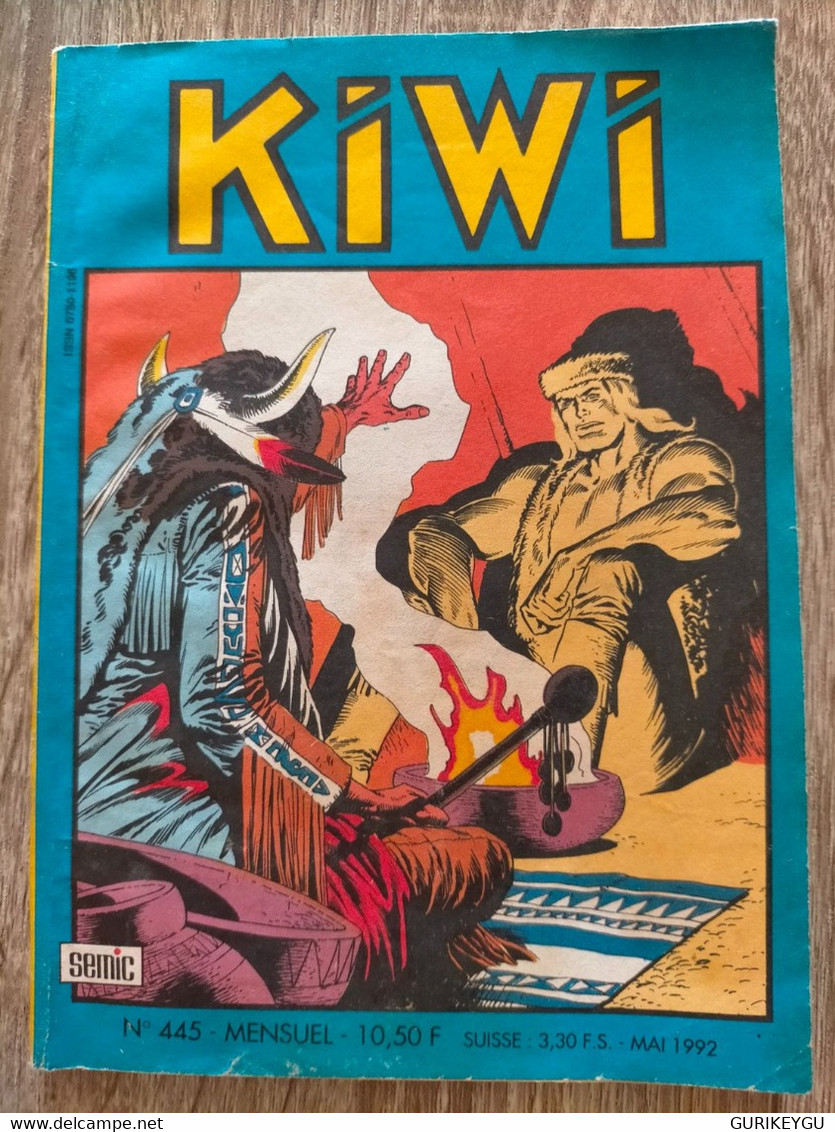 Bd KIWI N° 445 LUG  BLEK LE ROC  10/05/1992 Le Petit Trappeur - Kiwi