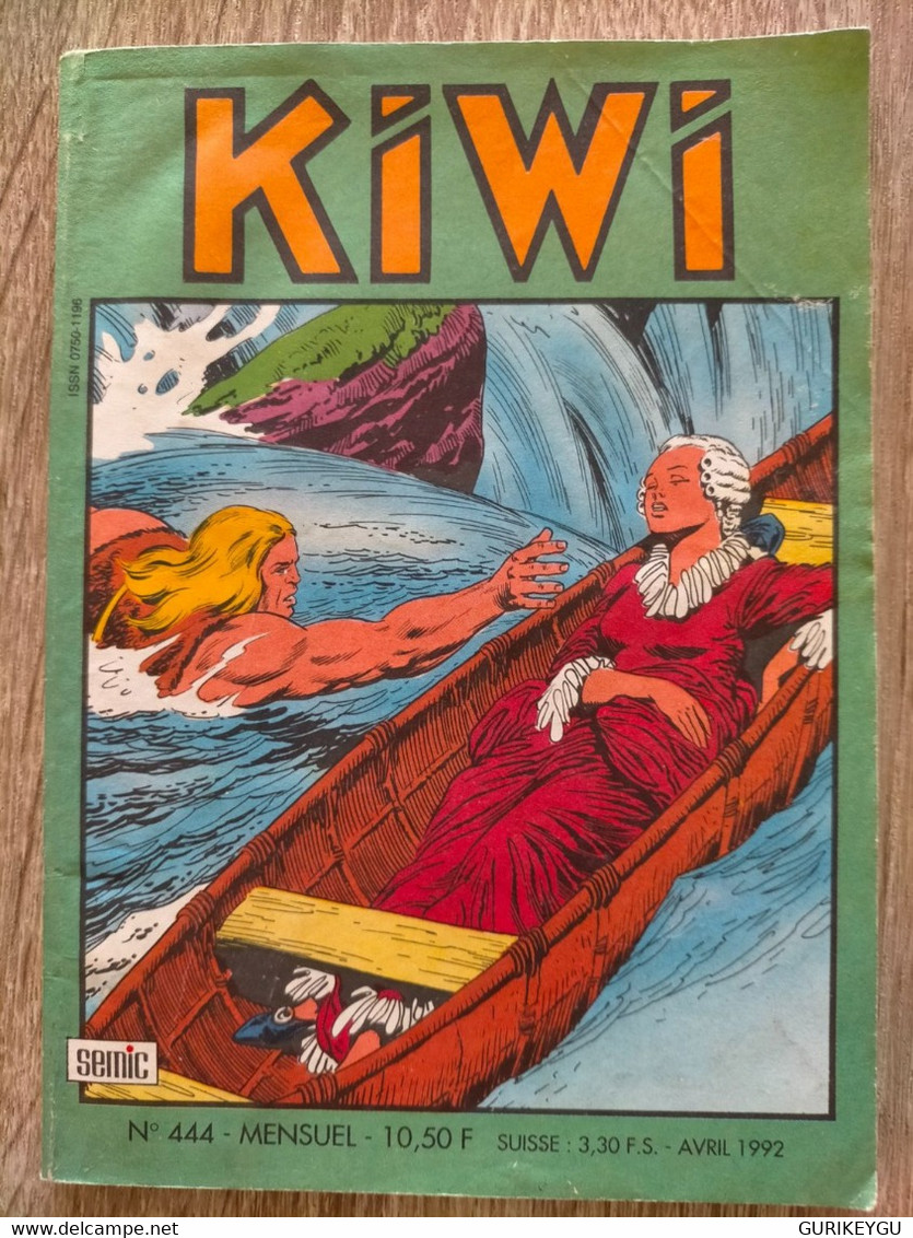 Bd KIWI N° 444 LUG  BLEK LE ROC  10/04/1992 Le Petit Trappeur - Kiwi