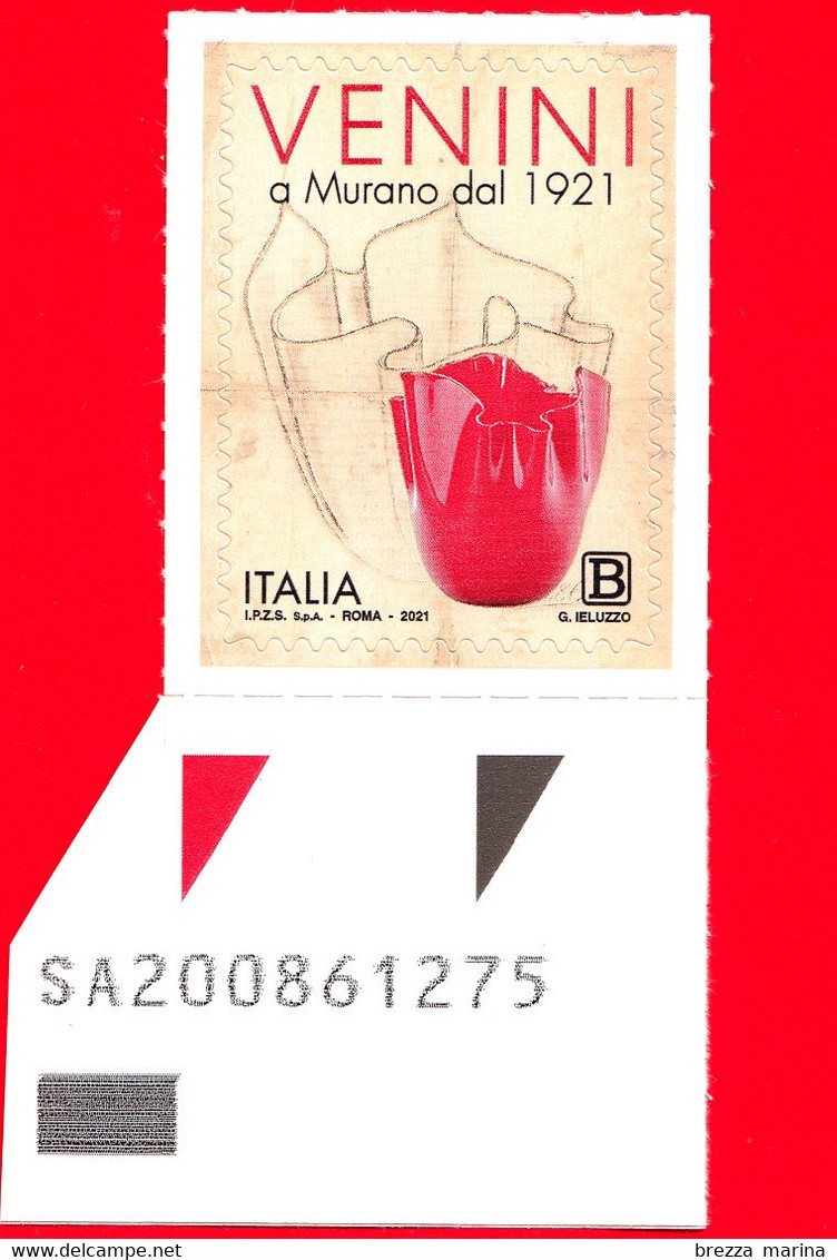 Nuovo - MNH - ITALIA - 2021 - 100 Anni Della Venini SpA – Vetro Di Murano (VE) - Veneto - B - Alfanumerico - 2021-...: Neufs