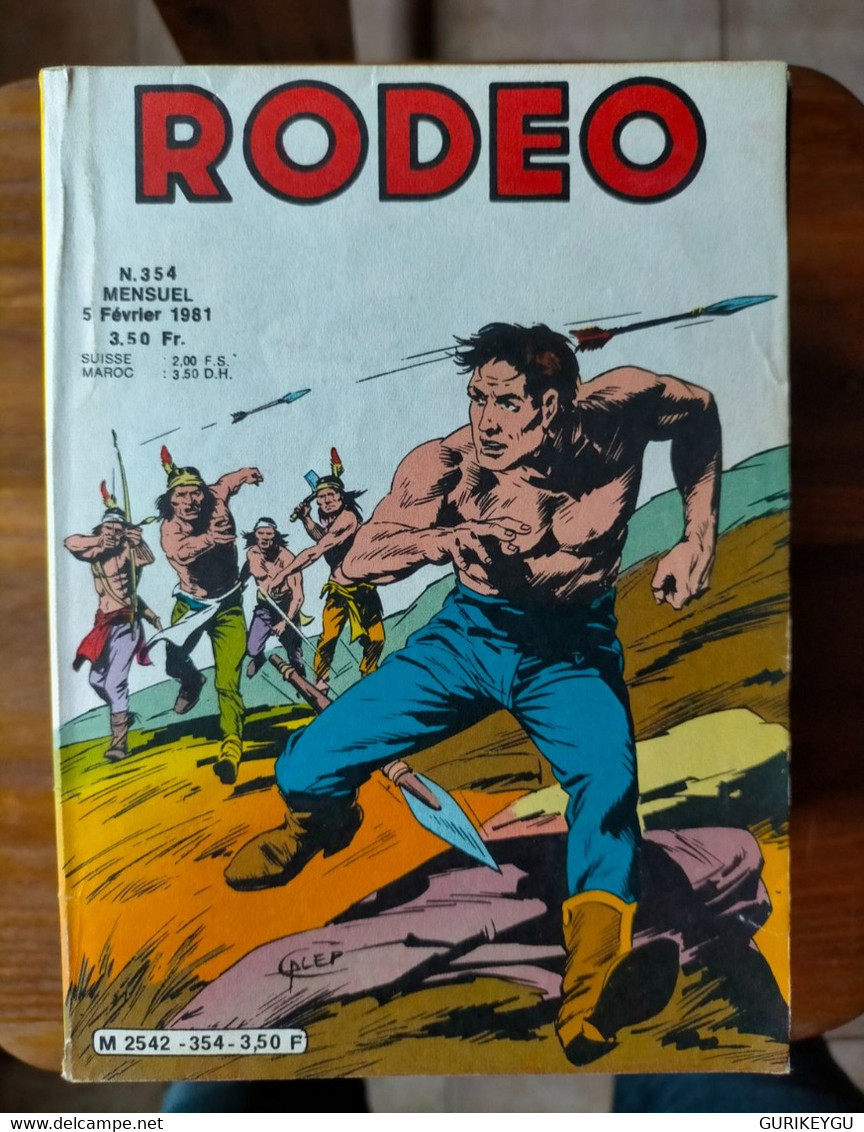 Bd RODEO  N° 354  TEX WILLER  05/02/1981 LUG - Rodeo