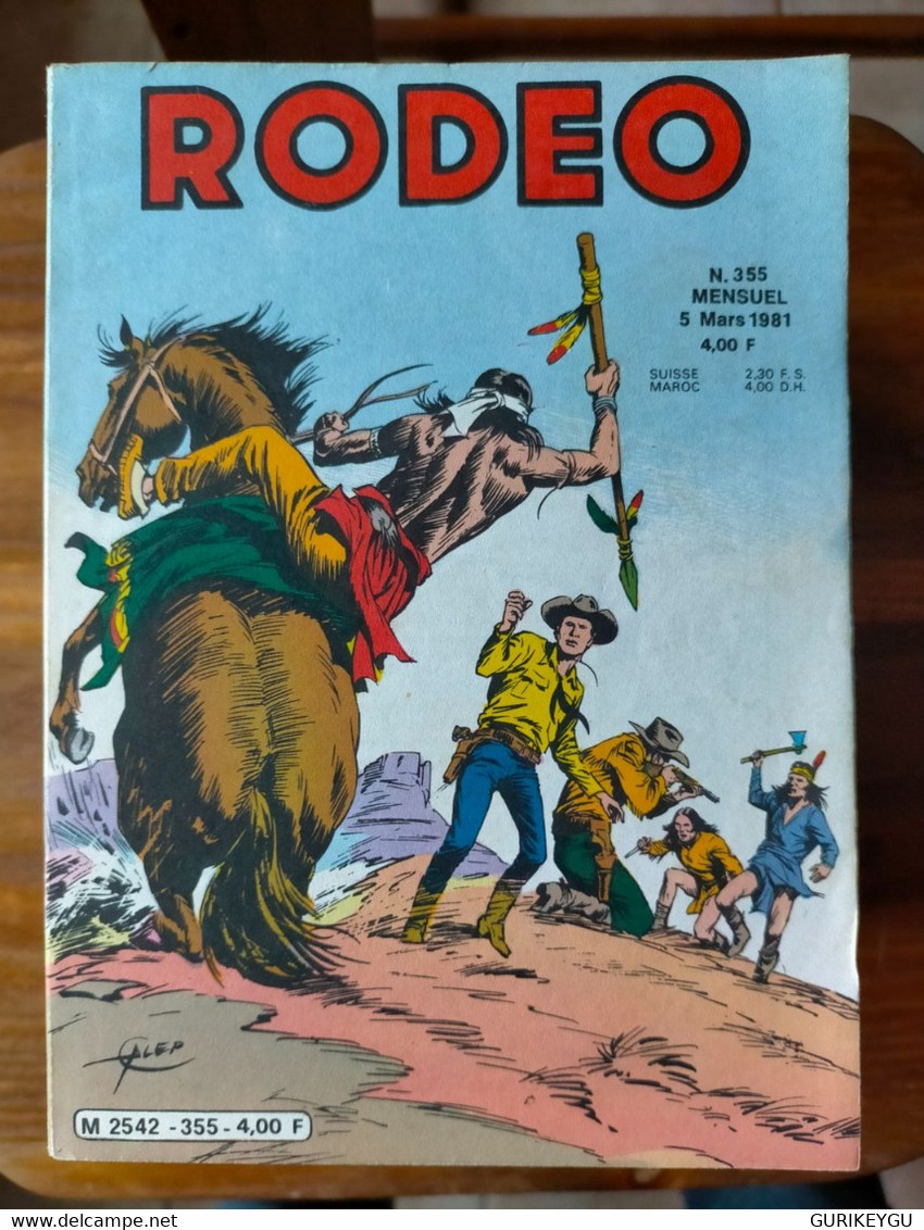 Bd RODEO  N° 355  TEX WILLER  05/03/1981 LUG - Rodeo