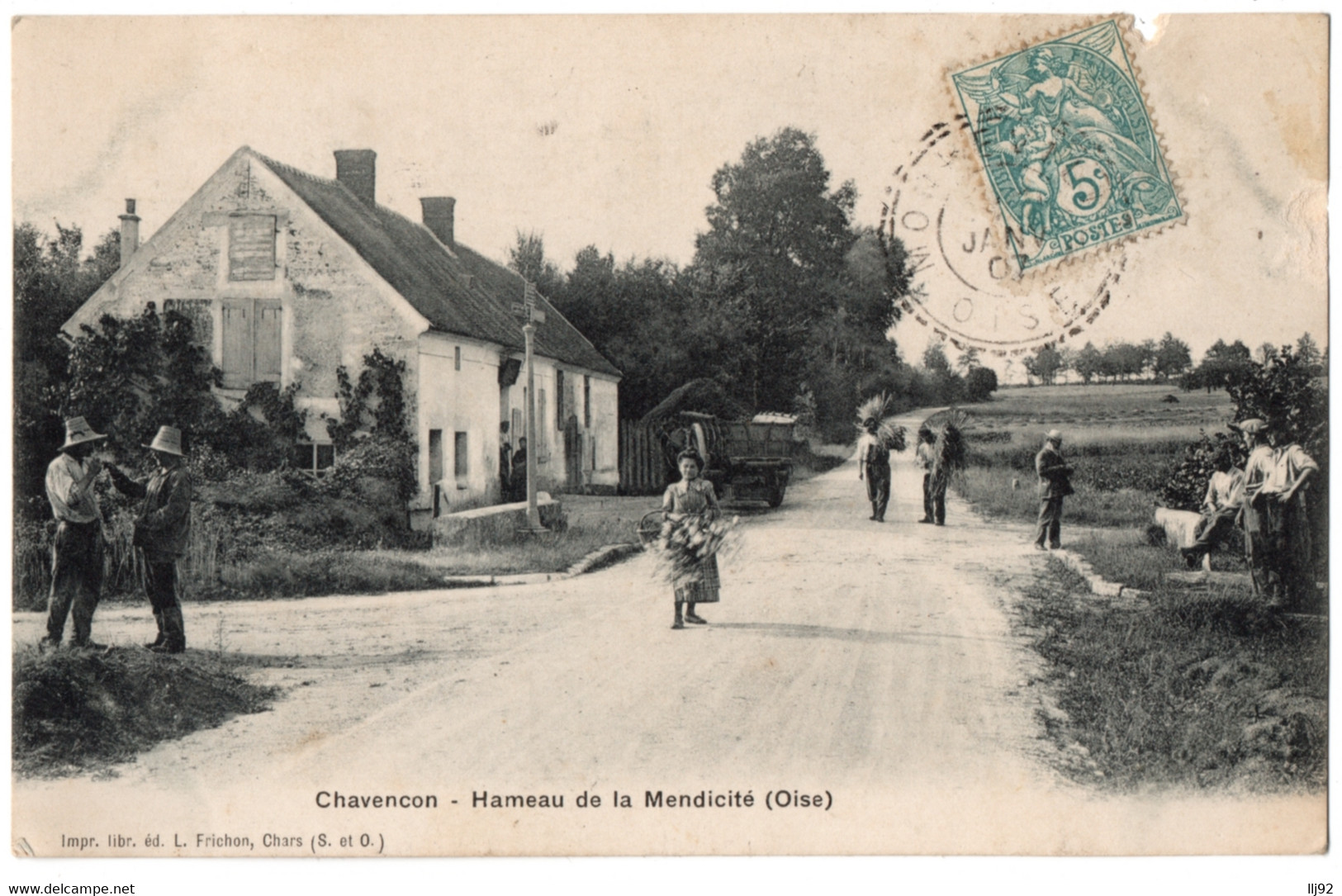 CPA 60 - CHAVENCON (Oise) - Hameau De La Mendicité - Other & Unclassified