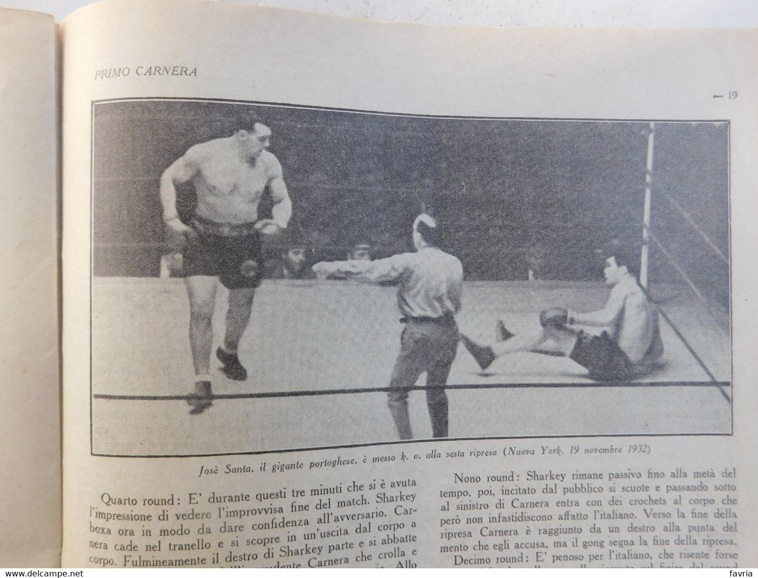 Primo Carnera  - I Campioni Del Giorno N.4, Del 28 Febbhraio 1933 - Boxe, Pugilato - Sonstige & Ohne Zuordnung