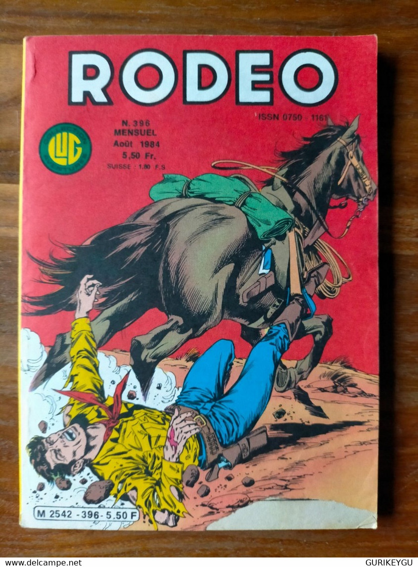 Bd RODEO  N° 396  TEX WILLER  05/08/1984 LUG TTBE - Rodeo