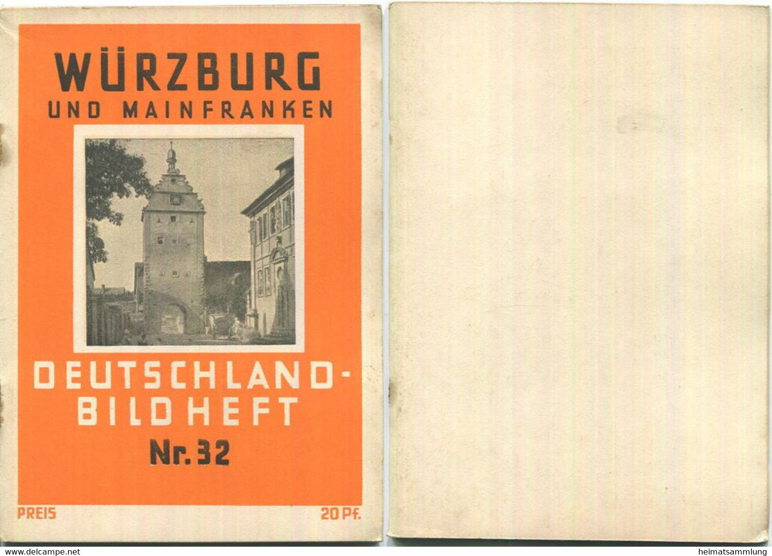 Nr. 32 Deutschland-Bildheft - Würzburg Und Mainfranken - Other & Unclassified