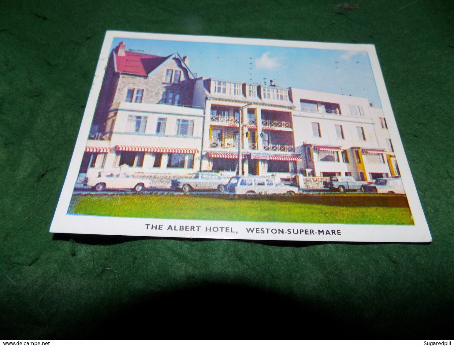 VINTAGE UK SOMERSET: WESTON Super MARE The Albert Hotel Tint Cars  1964 Allen - Weston-Super-Mare