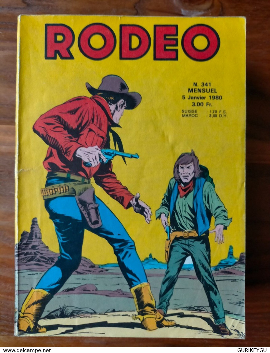 Bd RODEO  N° 341 TEX WILLER  05/01/1980 LUG - Rodeo