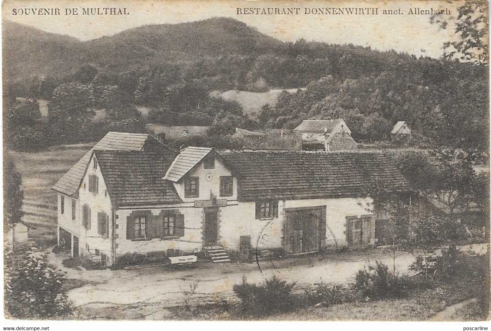 57, Baerenthal, Souvenir, Auberge Allenbach, Donnenwirth, L'Arnsbourg, 2 Scans - Other & Unclassified