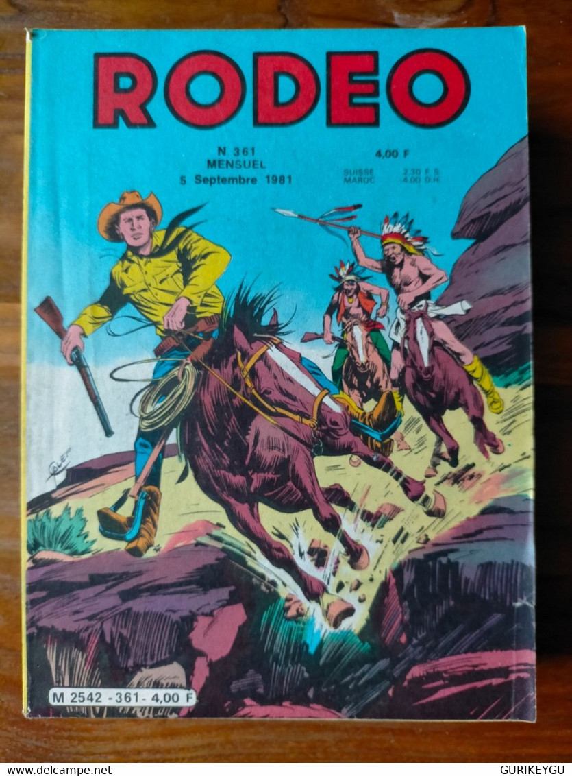 Bd RODEO  N° 361  TEX WILLER  05/09/1981 LUG - Rodeo