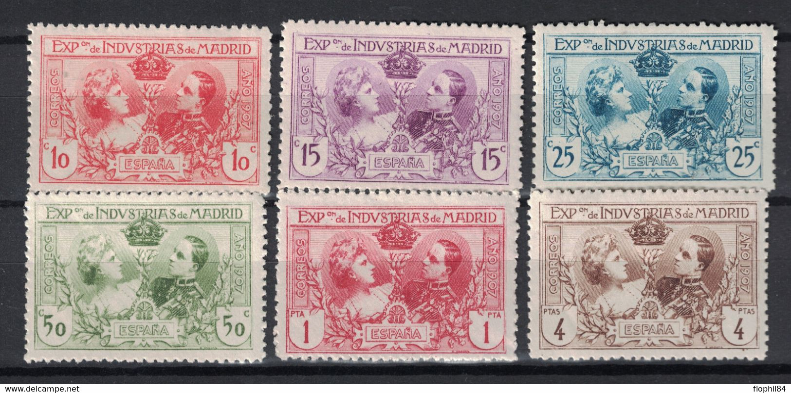 ESPAGNE - SERIE COMPLETE AVEC CHARNIERE - N°236 A 241 (6 VALEURS) - COTE 60€. - Ungebraucht