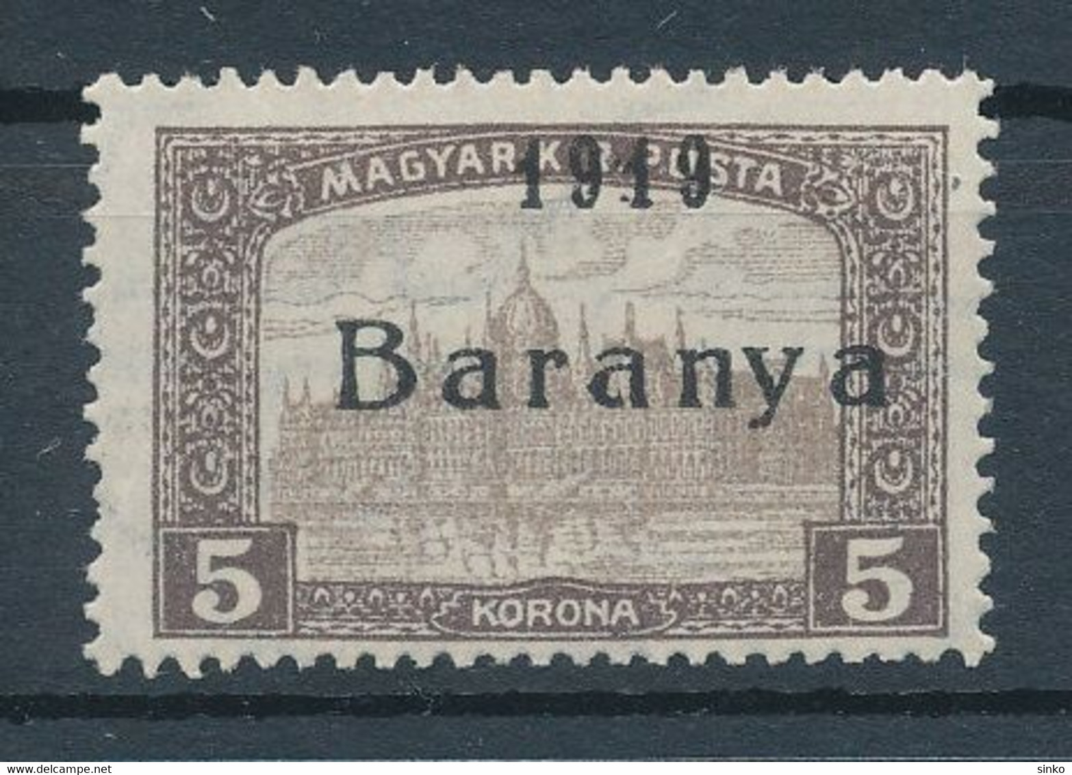 1919. Baranya (I.) (Serbian Occupation) - Baranya