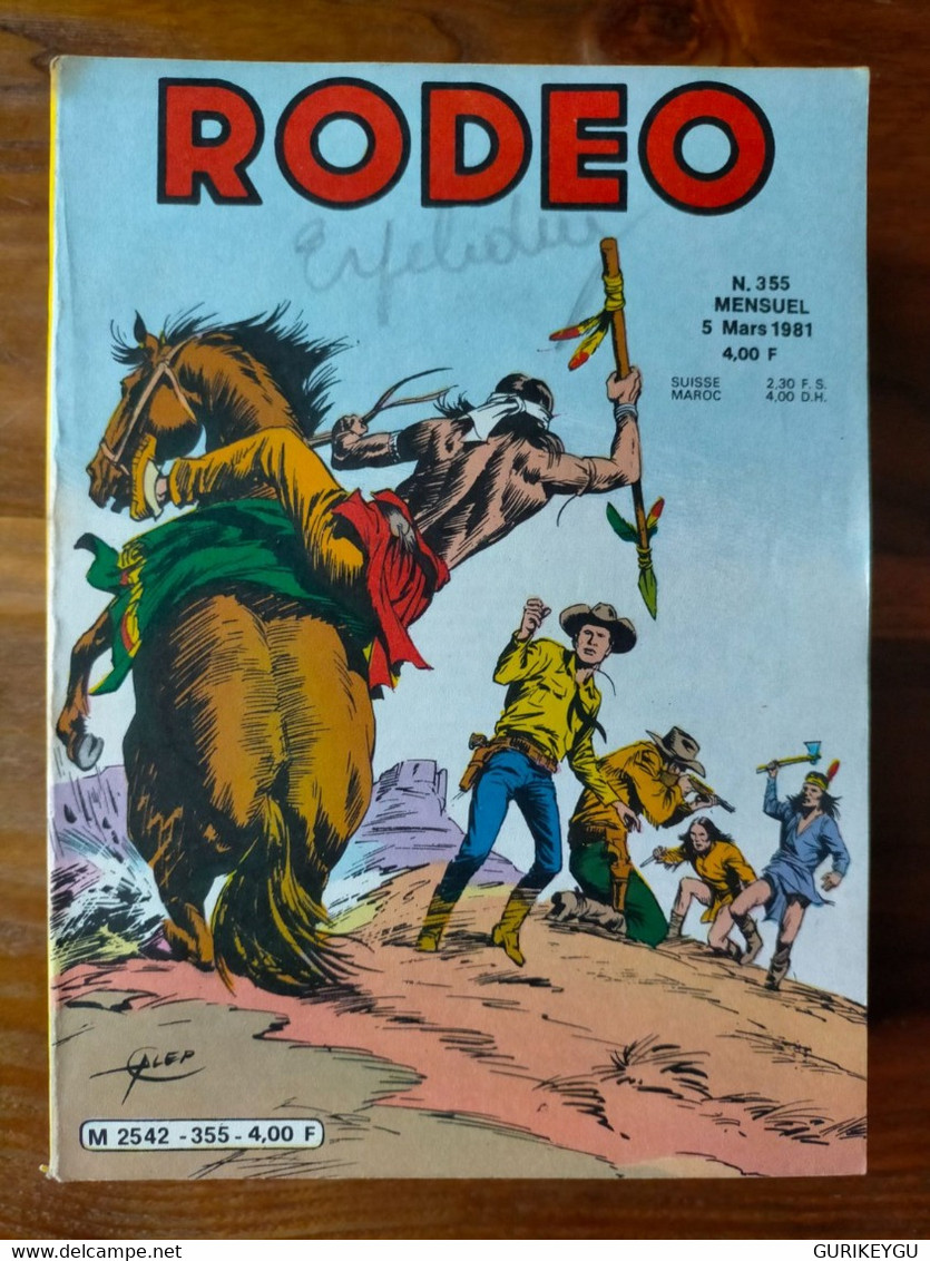 Bd RODEO  N° 355   TEX WILLER  05/03/1981  LUG - Rodeo