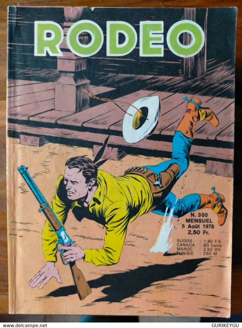 Bd RODEO  N° 300   TEX WILLER  05/08/1976  LUG - Rodeo