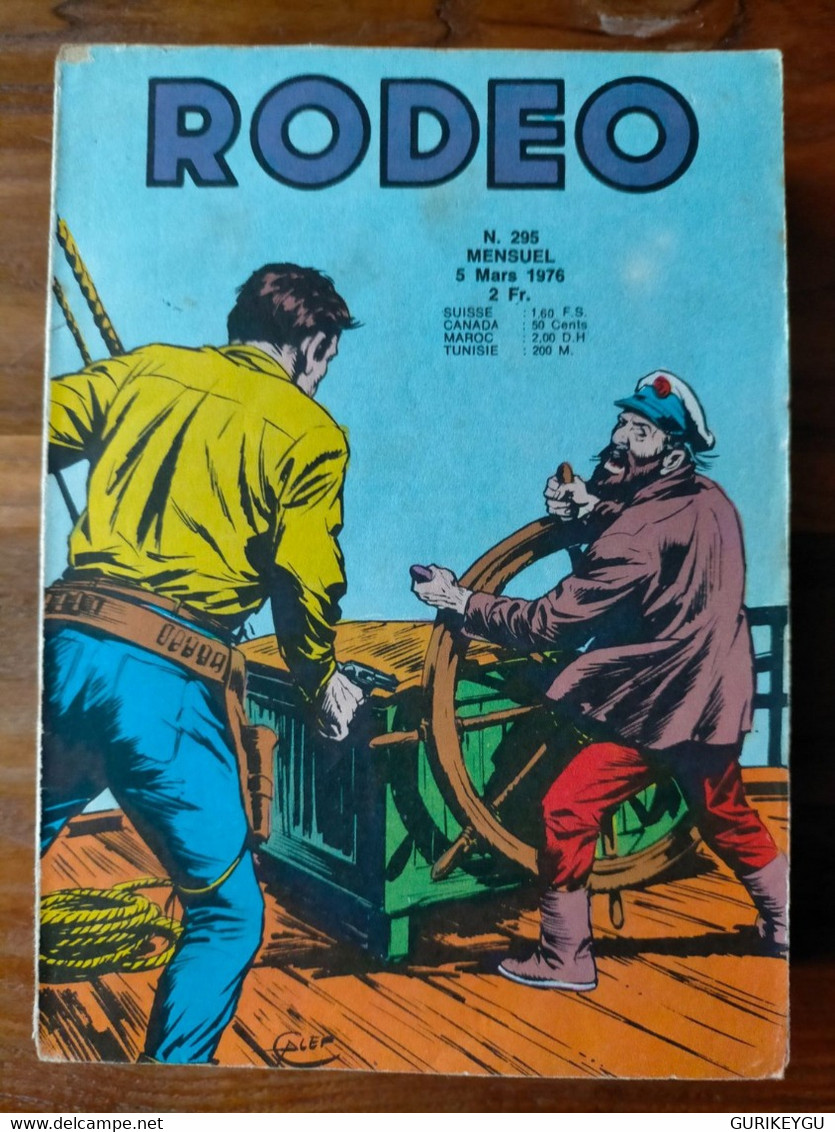 Bd RODEO  N° 295  TEX WILLER  05/03/1976  LUG - Rodeo