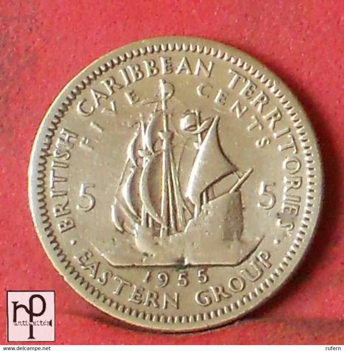 EAST CARIBBEAN STATES 5 CENTS 1955 -    KM# 4 - (Nº45558) - British Caribbean Territories