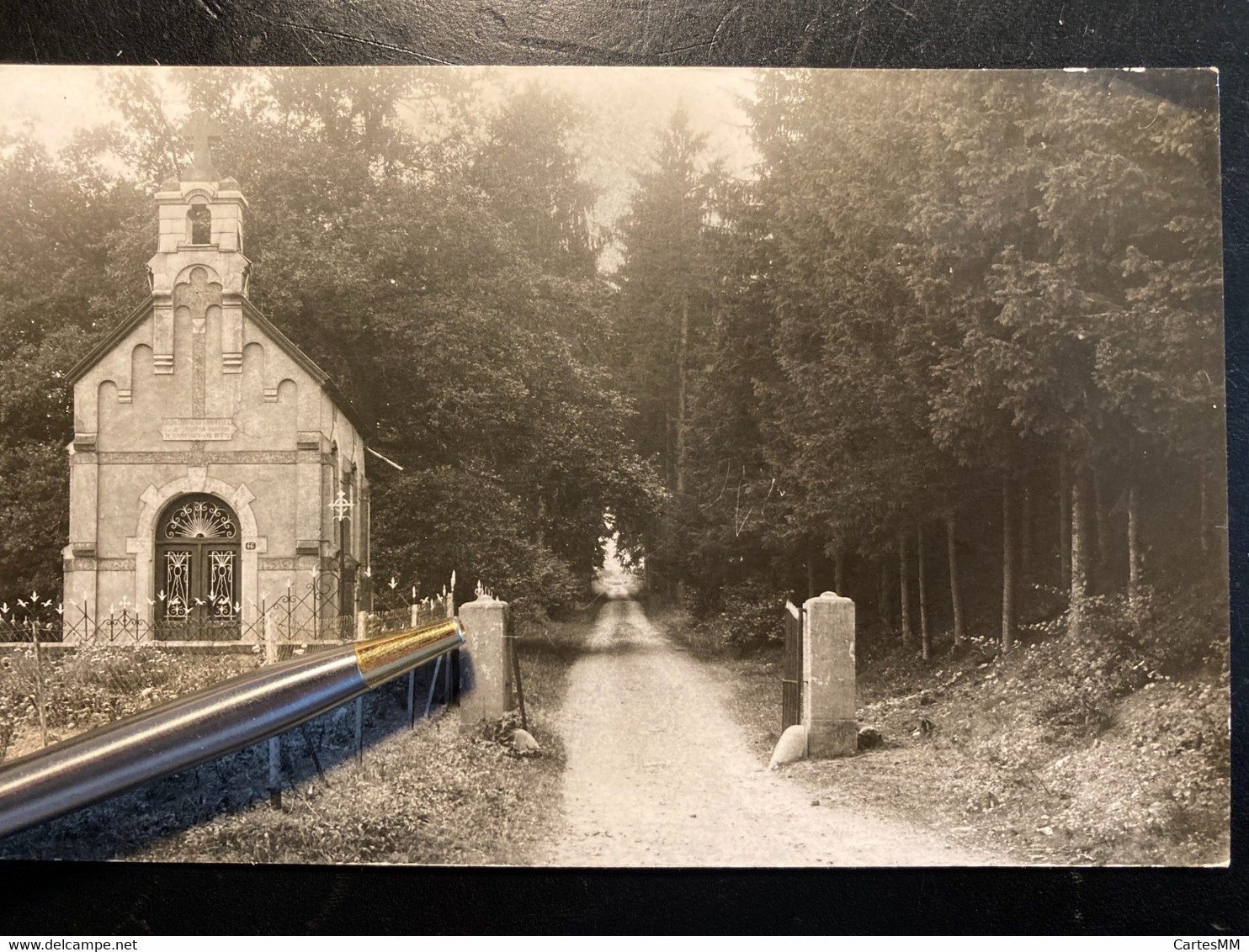 Carte Photo Erezee Chapelle Philippin Cliché Pour Carte Postal - Erezée