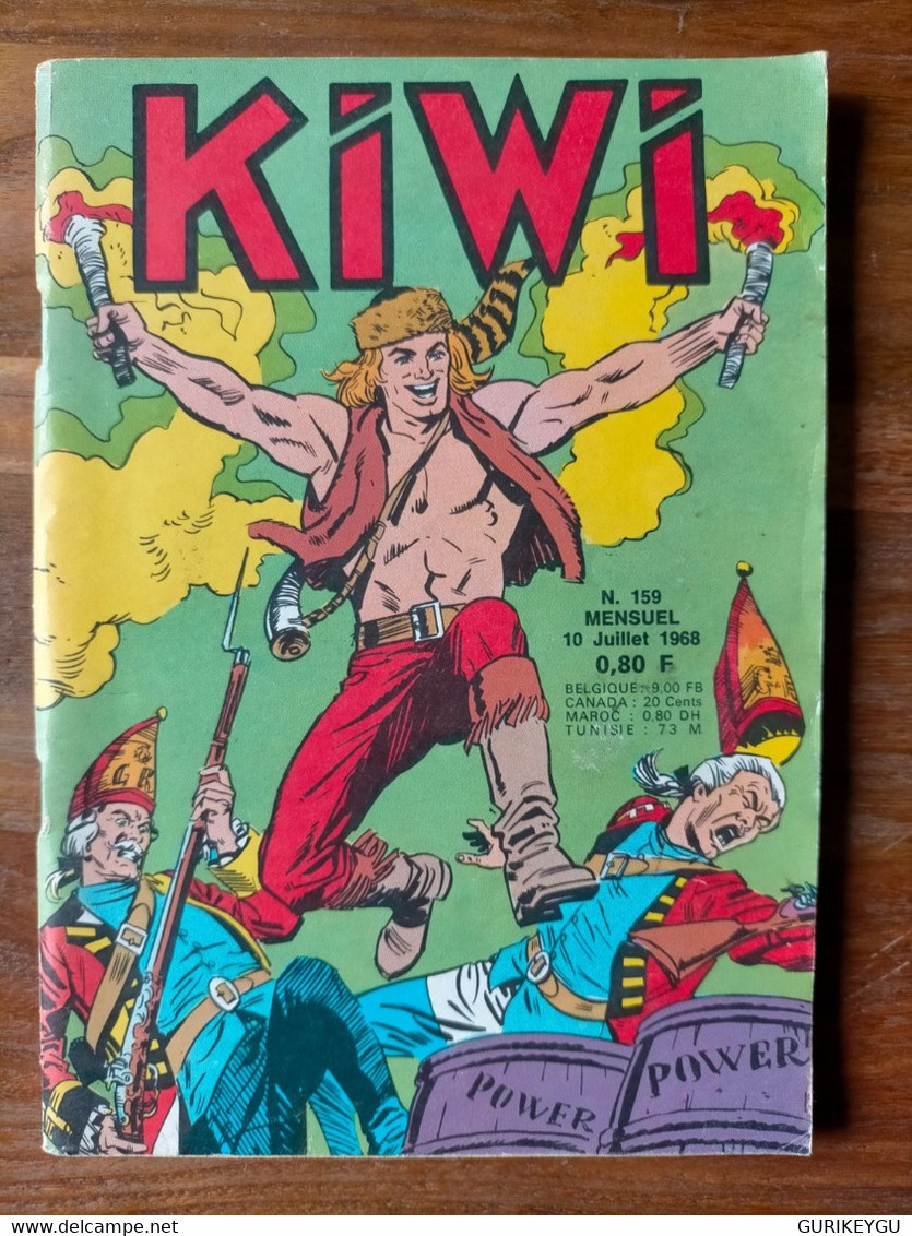 Bd KIWI   N° 159  Le Petit Trappeur LUG  10/07/1968 - Kiwi