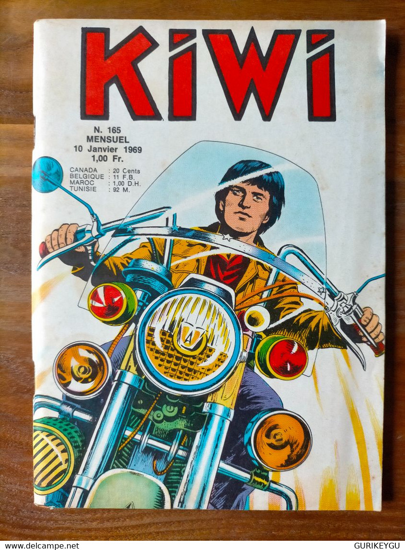 Bd KIWI   N° 165  Le Petit Trappeur ZAGOR  LUG  10/01/1969 TTBE - Kiwi