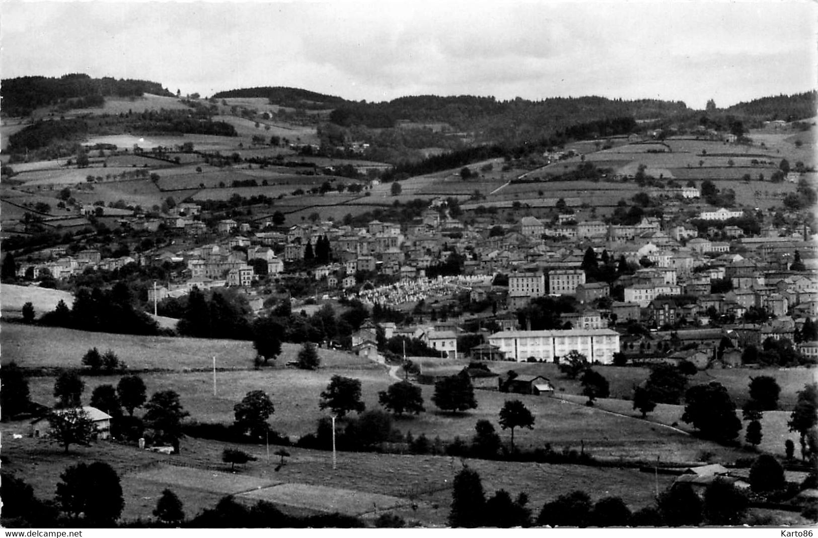 Cours * Vue Générale Du Village - Cours-la-Ville