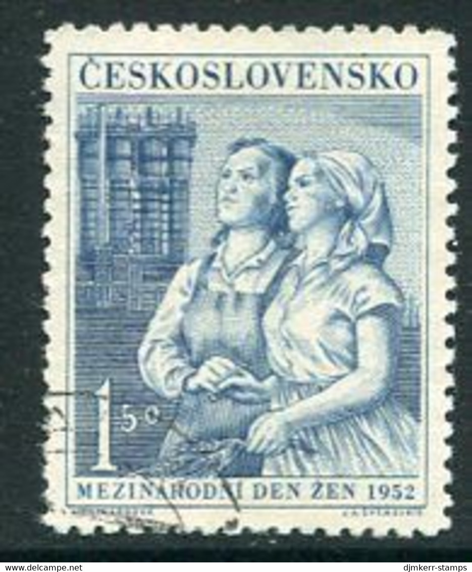 CZECHOSLOVAKIA 1952 Women's Day  Used.  Michel 721 - Used Stamps
