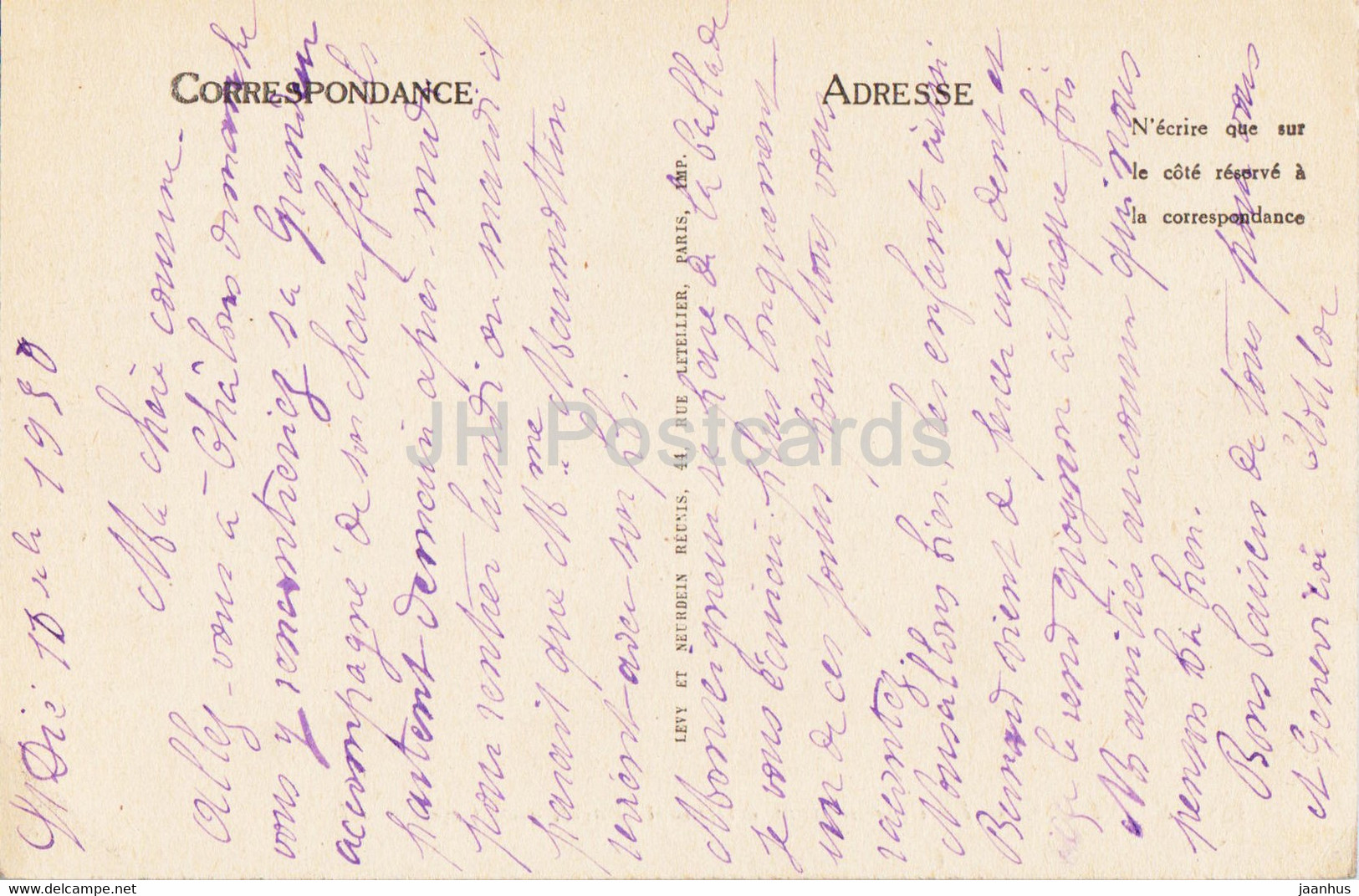 Saint Die - Le Preventorium D'Ormont - 154 - Old Postcard - 1930 - France - Used - Saint Die