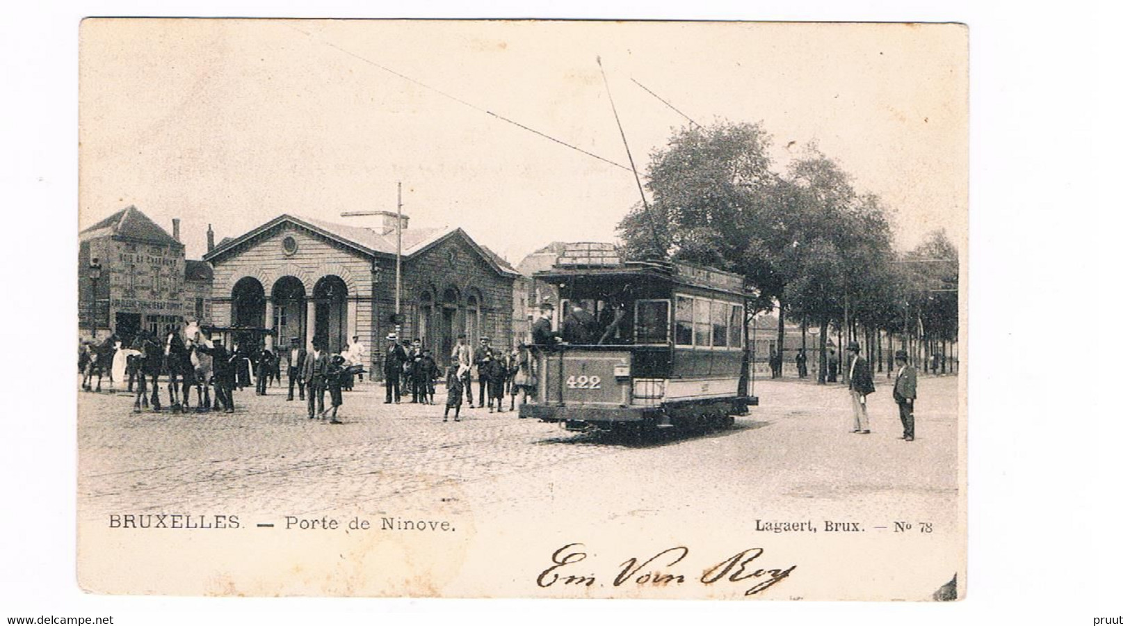 BRUXELLES : Le Tram Porte De NINOVE - Vervoer (openbaar)