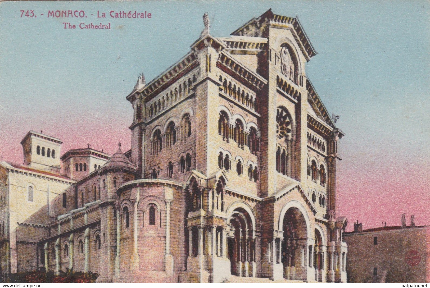 Monaco Carte Postale 743 La Cathédrale - Kathedrale Notre-Dame-Immaculée