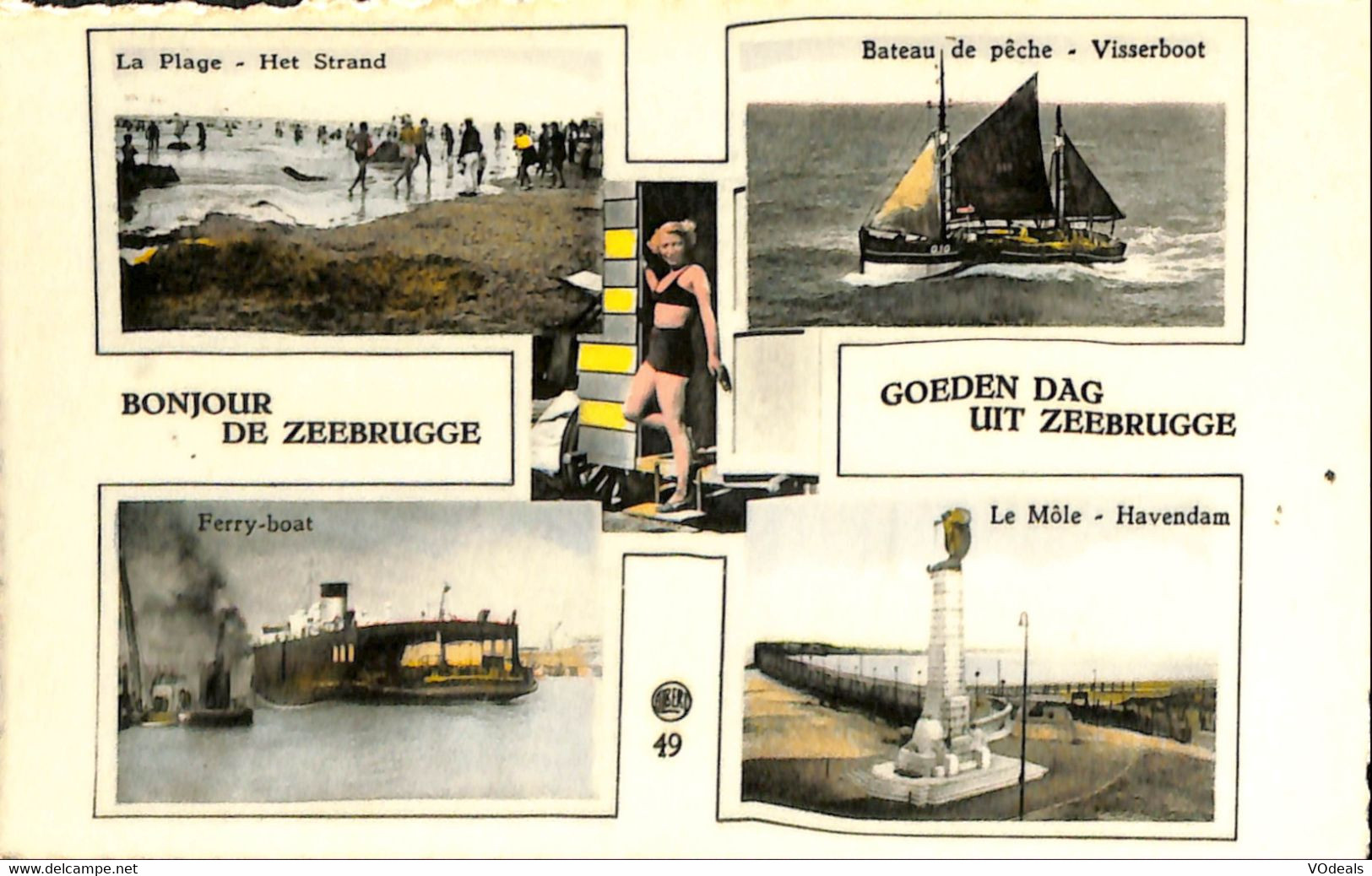 036 307 - CPA - Belgique - Zeebrugge - Bonjour De Zeebrugge - Goeden Dag Uit Zeebrugge - Zeebrugge