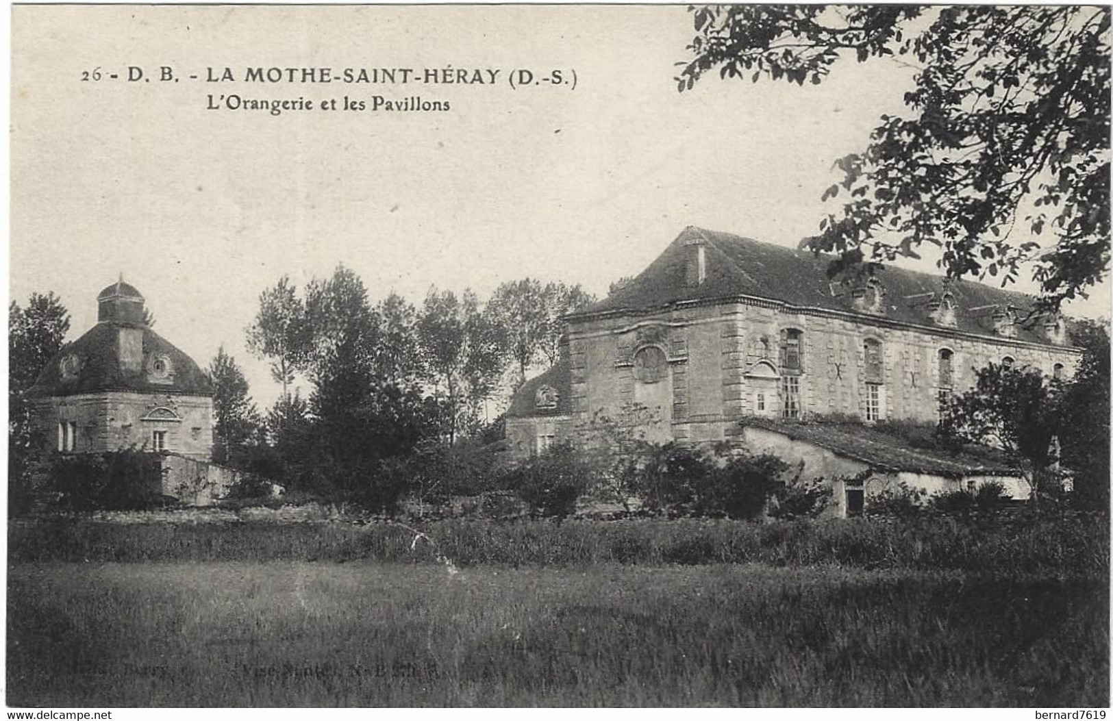 79    La Motte Saint Heray  -   L'orangerie Et Les Pavillons - La Mothe Saint Heray