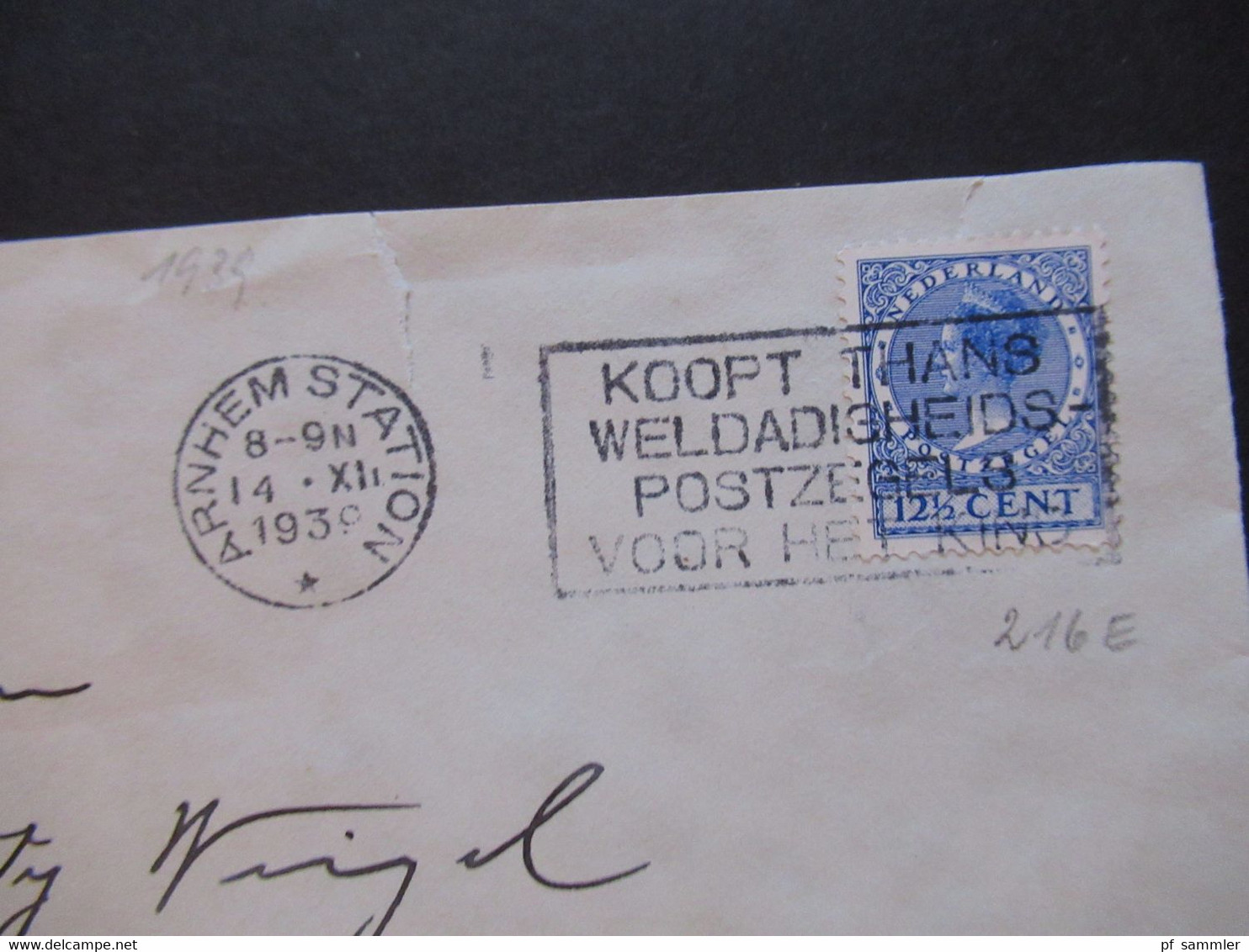 Niederlande 1939 OKW Zensurbeleg Zensurstreifen Geprüft Stempel Arnhem Station - Cartas & Documentos