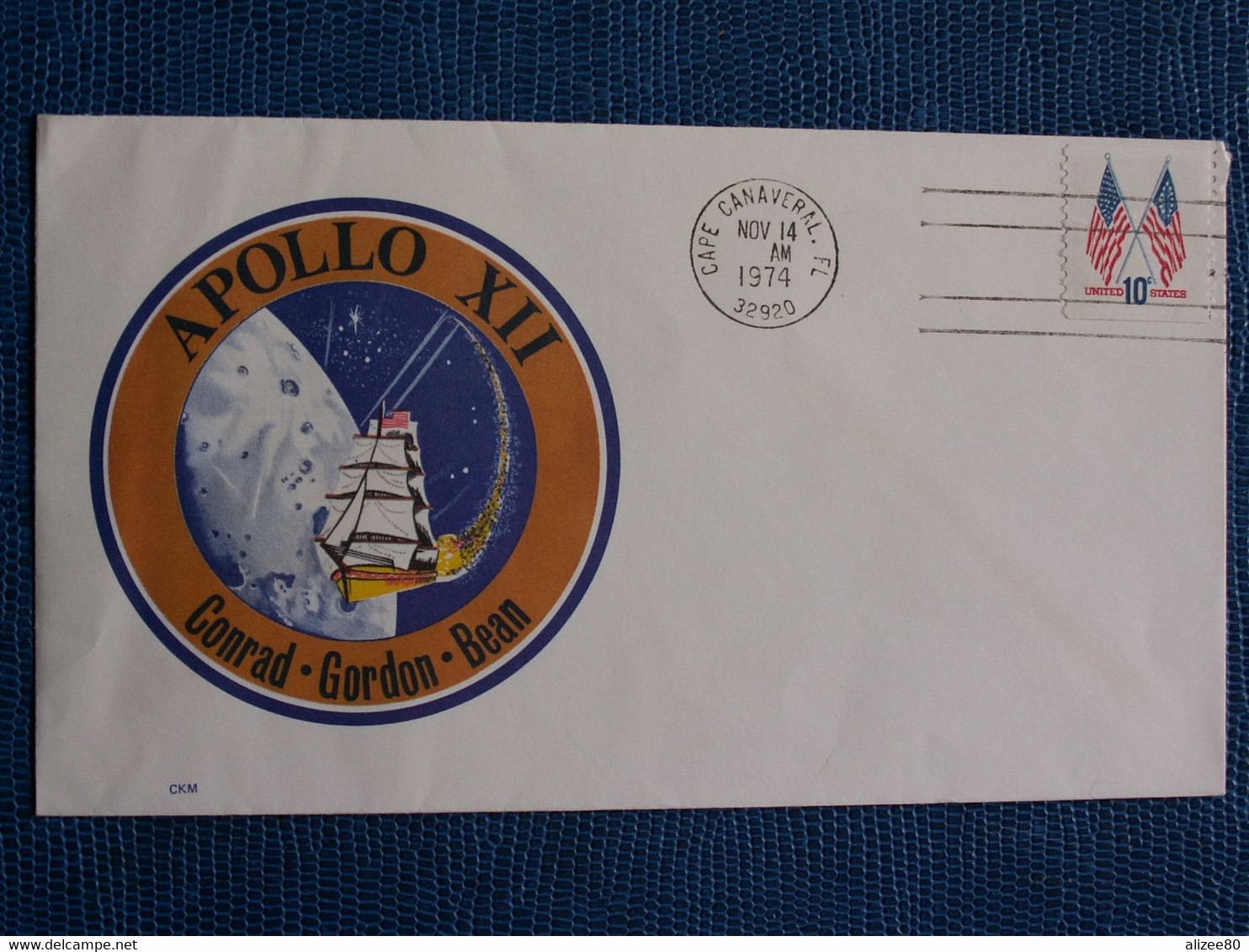 ENVELOPPE  CAP  CANAVERAL  APOLLO  XII  //  14 /11 / 1974 - South America