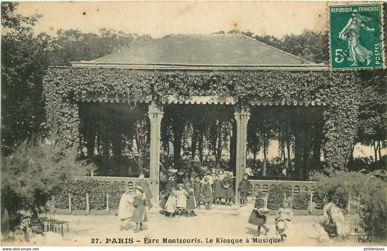 PARIS  Parc Montsouris Le Kiosque A Musique - Parcs, Jardins