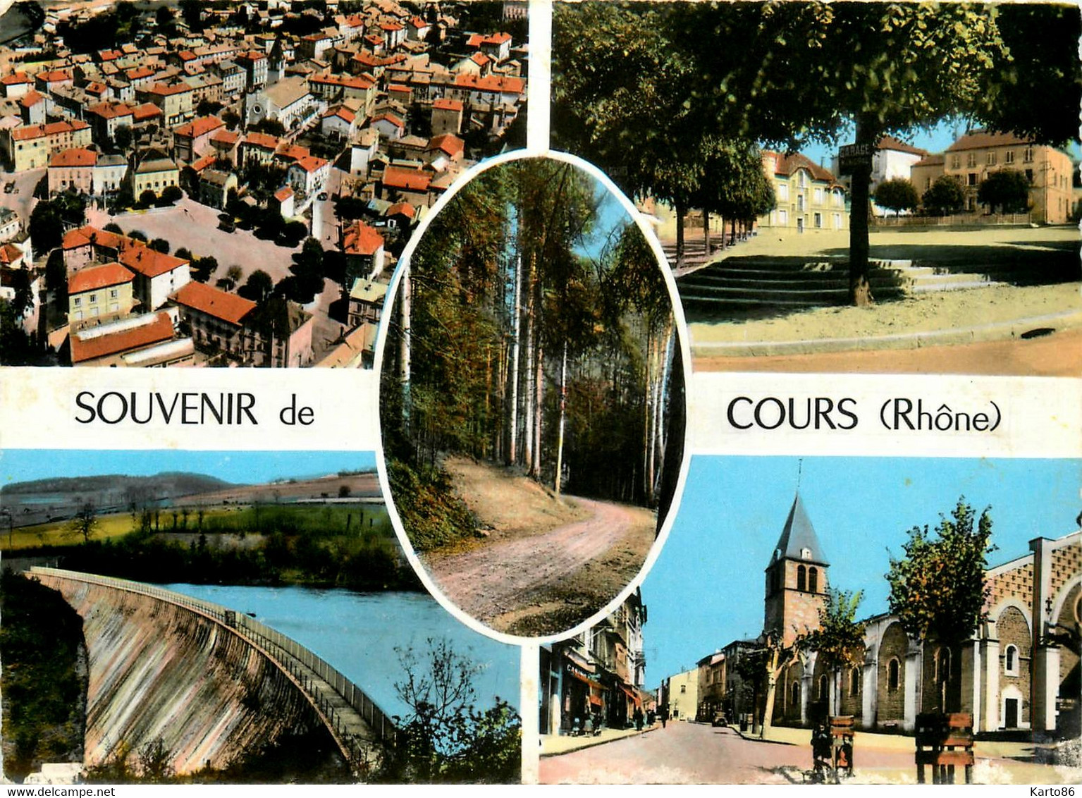 Cours * Souvenir De La Commune * Multivues - Cours-la-Ville
