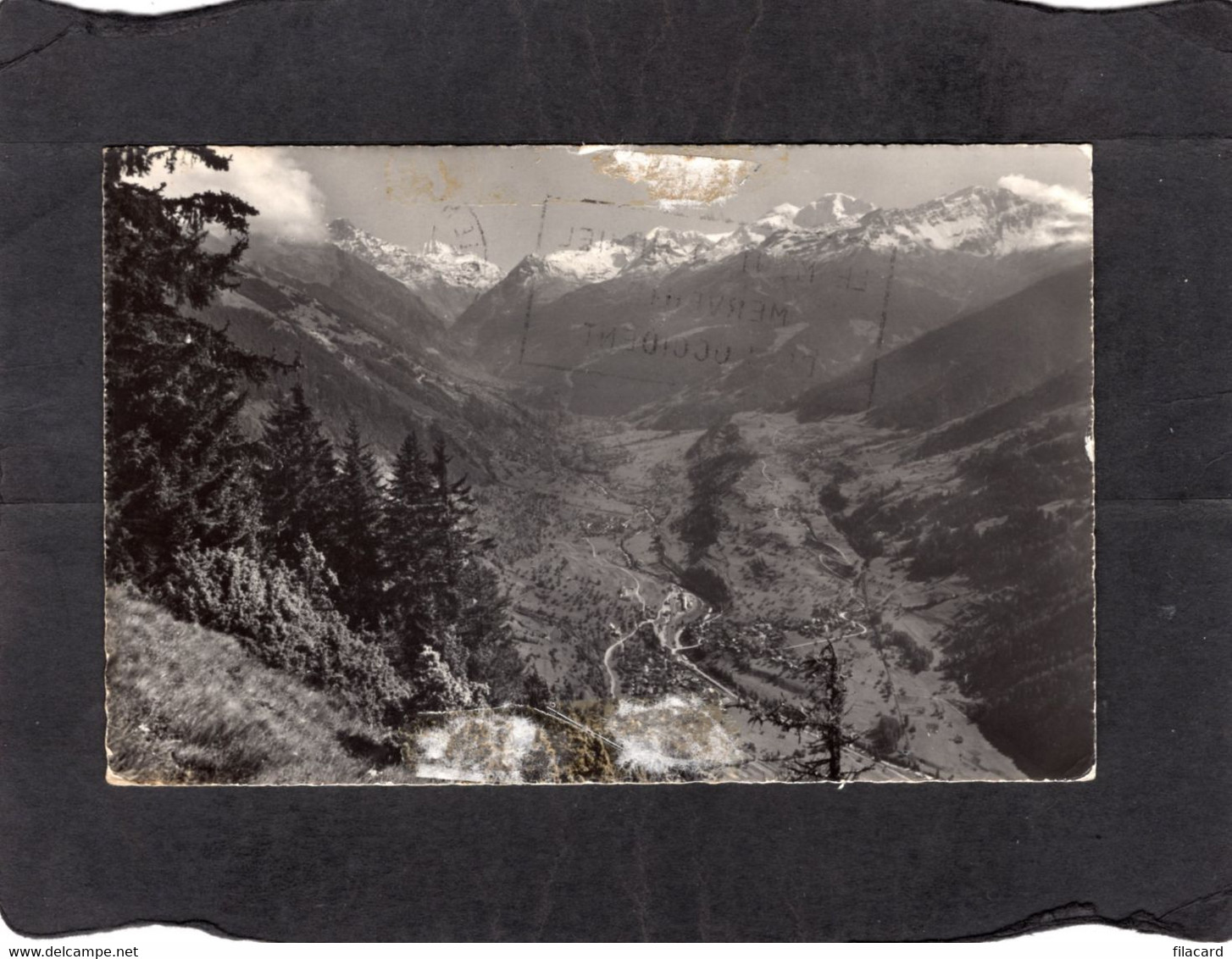 105204       Svizzera,    La  Vallee De Bagnes,  Vu De St.  Christophe,  Pres  Verbier,  VGSB - Bagnes