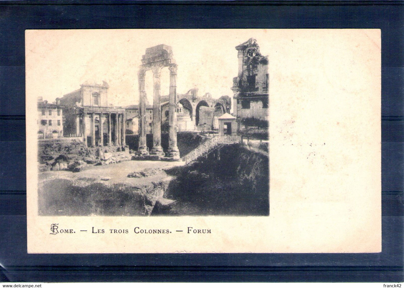 Italie. Roma. Forum. Les 3 Colonnes - Parchi & Giardini