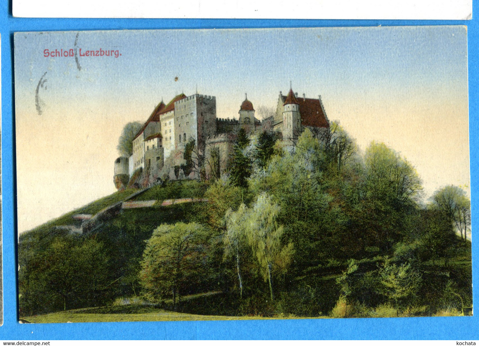 PRO201, Schloss Lenzburg, Circulée 1927 - Lenzburg