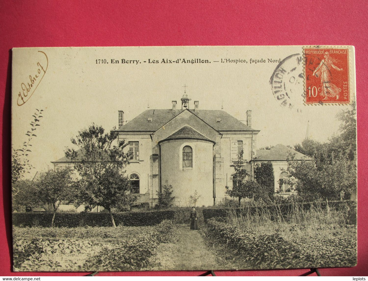 18 - Les Aix D'Angillon - L'Hospice Façade Nord - CPA 1907 En Excellent état - R/verso - Les Aix-d'Angillon