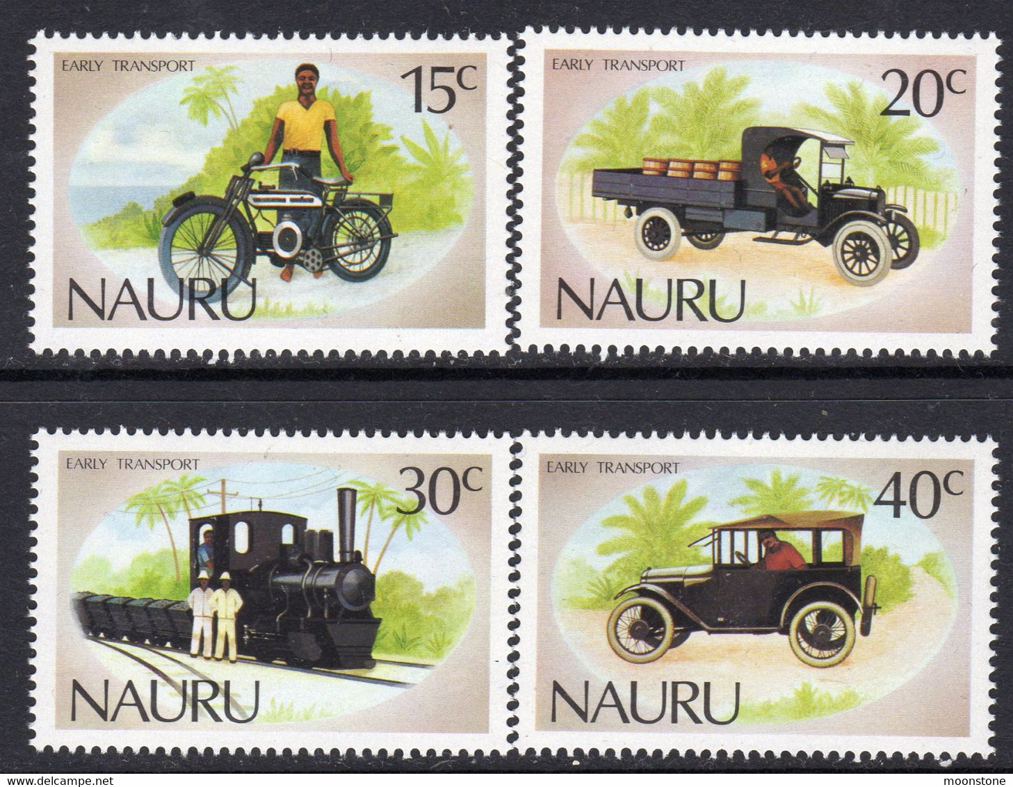 Nauru 1986 Early Transport Set Of 4, MNH, SG 332/5 (BP) - Nauru