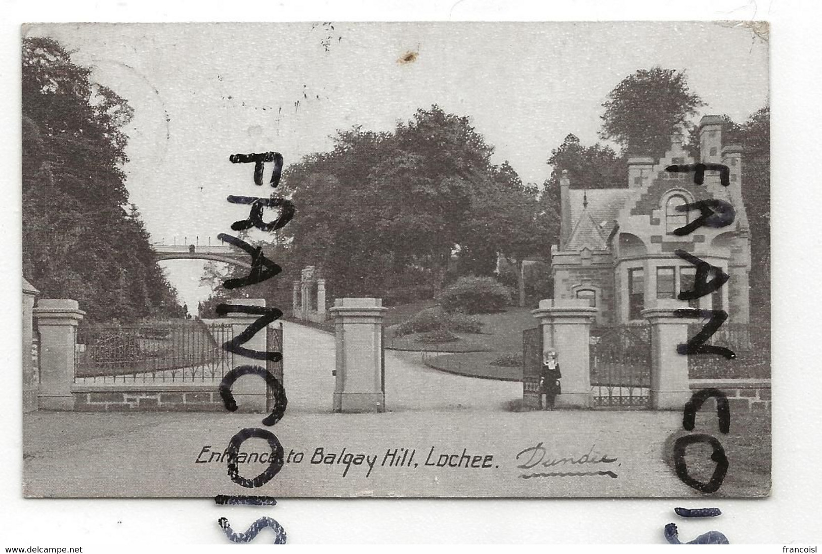 Royaume-Uni. Ecosse. Entrance To Balgay Hill. Lochee. 1920 - Angus