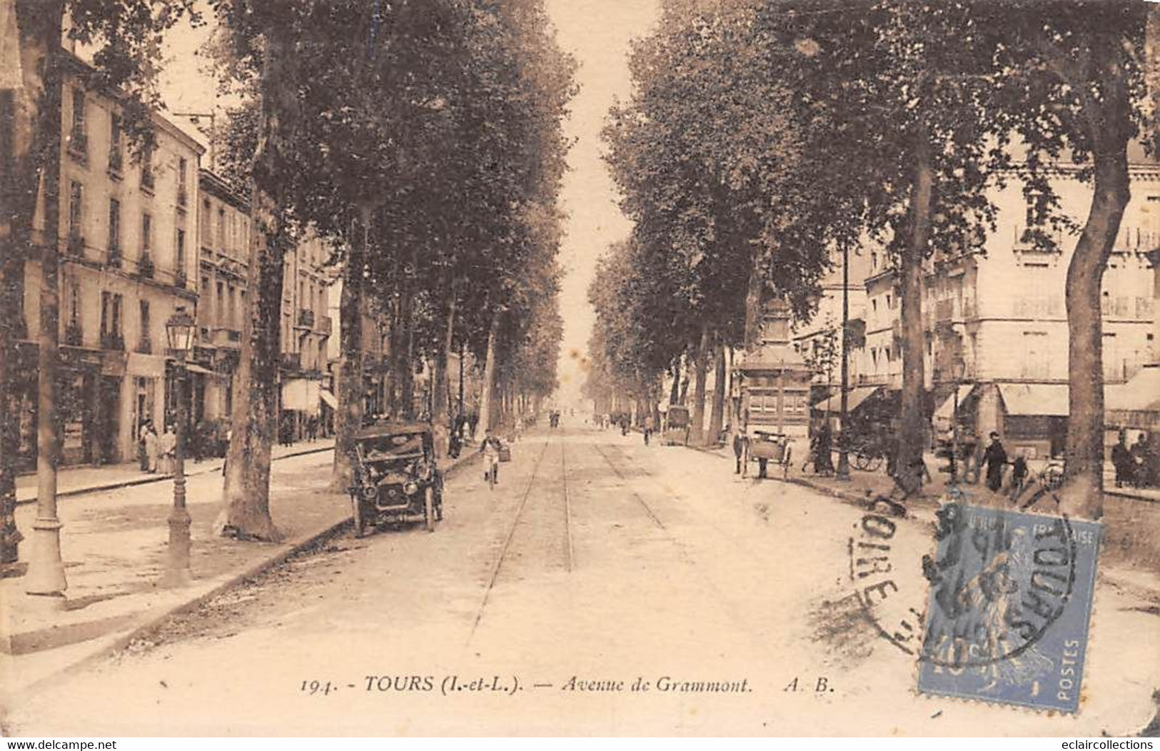 Tours       37             Avenue De Grammont Et/ou Rue Nationale    N°   AB 194  (voir Scan) - Tours