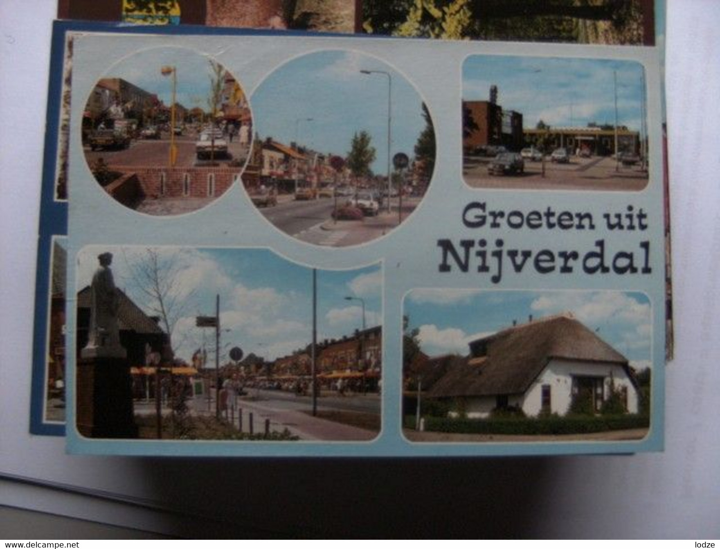 Nederland Holland Pays Bas Nijverdal Met Blauw-Grijs Randje - Nijverdal