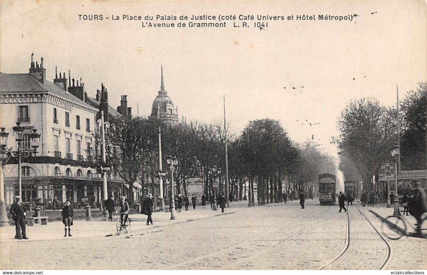 Tours       37             Avenue De Grammont Et/ou Rue Nationale  Tramway   N°   LR 1041  (voir Scan) - Tours