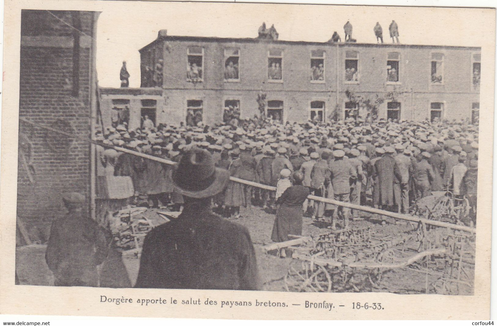 80 - BRAY Sur Somme : Révolte Paysanne Ferme De Bronfay - 1933 (6) - - Demonstrations