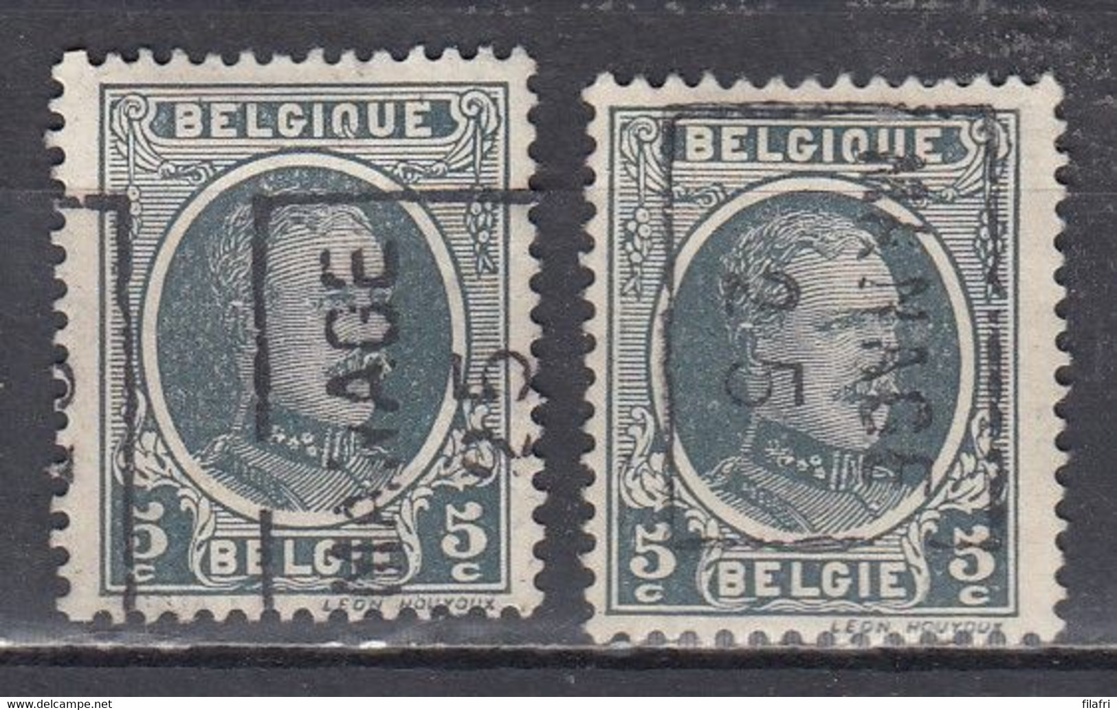 3596 Voorafstempeling Op Nr 193 - MANAGE 25 - Positie A&B - Rollenmarken 1920-29