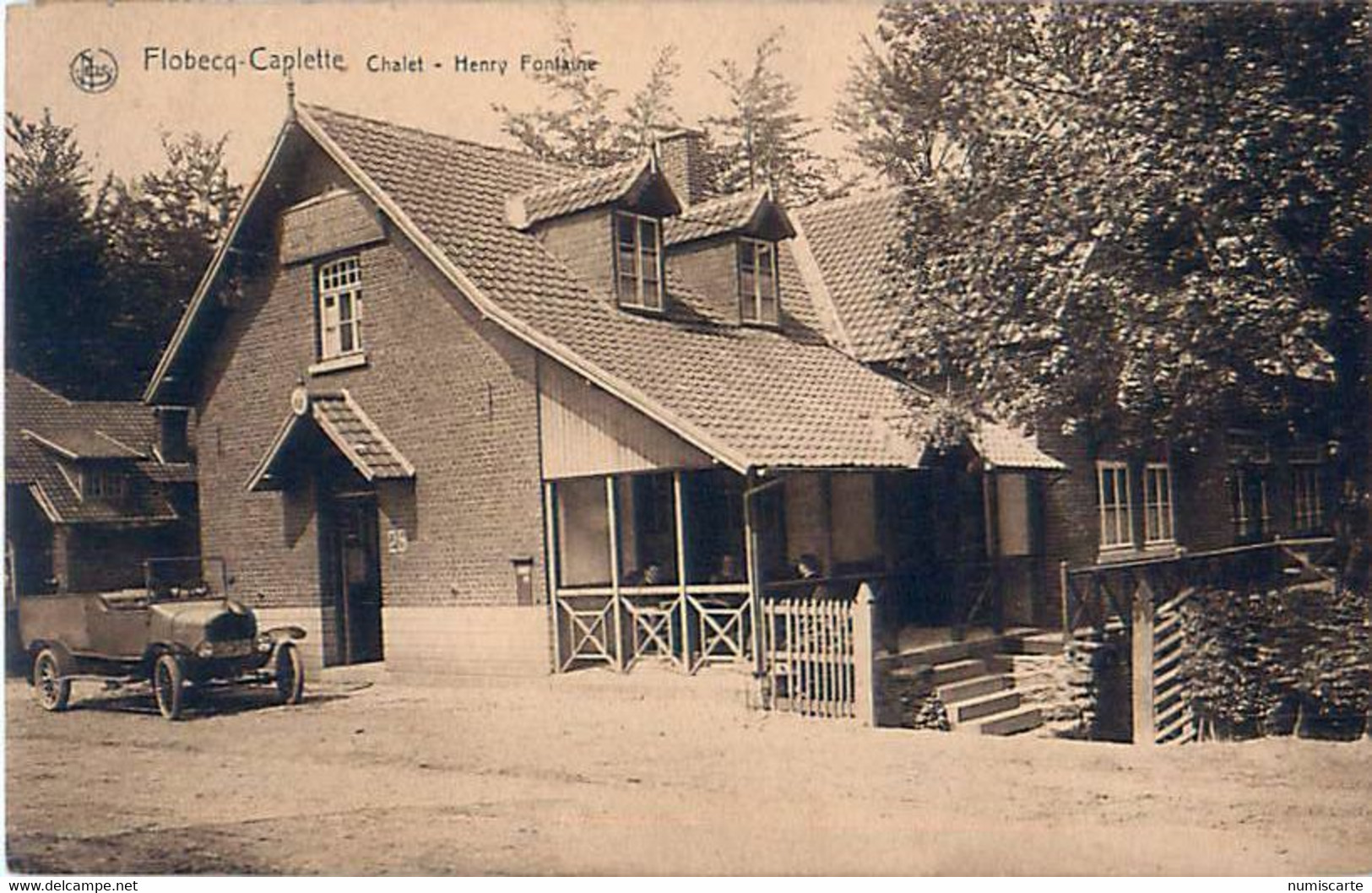 Cpa FLOBECQ CAPLETTE - Chalet - Henry Fontaine - ( Chalet Des Bois, 9 Houppe ) - Flobecq - Vloesberg